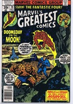 Marvel's Greatest Comics #79 ORIGINAL Vintage 1978 Fantastic Four  - $9.89