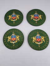 Irish Heraldic Coaster: McLAUGHLIN Ireland Last Name Set of 4 New Old St... - $12.86