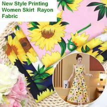 2018 Summer New Style Women Skirt Pajamas Rayon Printing Fabric #CP133 - £23.09 GBP