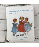 The Children’s Corner Lee Smocked Dress Collar Vintage Sewing Pattern Si... - £31.02 GBP
