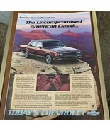 The Uncompromised American Classic - Chevrolet Caprice ad 1986 Sig - $10.40