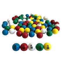 7/8 Inch Bingo Balls For Jumbo Bingo Cages And Bingo Boards, Perfect For Parties - $19.99
