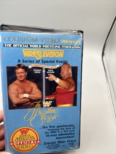 WWF The Wrestling Classic VHS WWE Hogan Piper Macho Man Funk Wrestlevision - $22.76