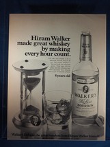 Vintage Magazine Ad Print Design Advertising Hiram Walker Bourbon Whiskey - £10.11 GBP