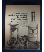 Vintage Magazine Ad Print Design Advertising Hiram Walker Bourbon Whiskey - £10.04 GBP