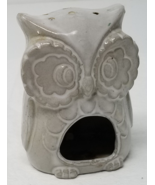 Grey Owl Incense Burner 1970s Wide Eyes Small Ceramic Vintage - $15.15