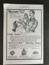 Vintage 1895 Williams Shaving Soaps Full Page Original Ad 1021 - $6.64