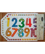 2-Pc Foam Back Vinyl Placemats Number 1 2 3 ....10 - £2.35 GBP