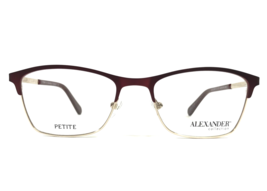 Alexander Collection Petite Eyeglasses Frames WREN BURGUNDY Cat Eye 49-1... - $79.19