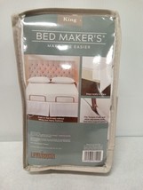 Bed Skirtby Bed Maker’s Never Lift Your Mattress  Wrap-Around, King. 556 JS - $28.31