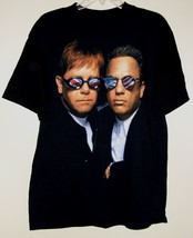 Elton John Billy Joel Concert Tour Shirt Vintage 1995 Single Stitched Si... - $164.99