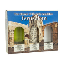 Blessing Set  3 Holy Elements Oil Water Holy Soil from Jerusalem Holy La... - £11.69 GBP