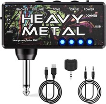 Donner Guitar Headphone Amp Heavy Metal Portable Fx Chorus Rechargeable ... - $42.96