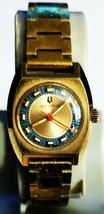 Vintage N2 1972 Bulova Accutron Ladies Watch 10KGF Back Tuning Fork Rare - $546.75 CAD