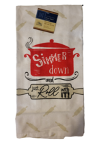 Home Collection Flour Sack Kitchen Dish Towel - Simmer Down - £6.28 GBP