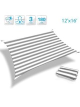 Sun Shade Sail Permeable Rectangle Square Outdoor Patio Deck Pool Canopy... - $133.64