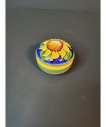Gialletti Guilio DeRuta Del. A Mano Ceramic Tiny Trinket Keepsake Box Su... - £31.06 GBP