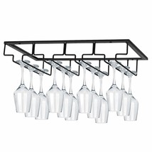 Wine Glasses Rack Under Cabinet Stemware Rack,Wine Glass Hanger Rack Wire Wine G - £22.35 GBP