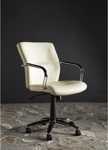 Desk Chair In Cream From Safavieh Home Collection. - £164.32 GBP