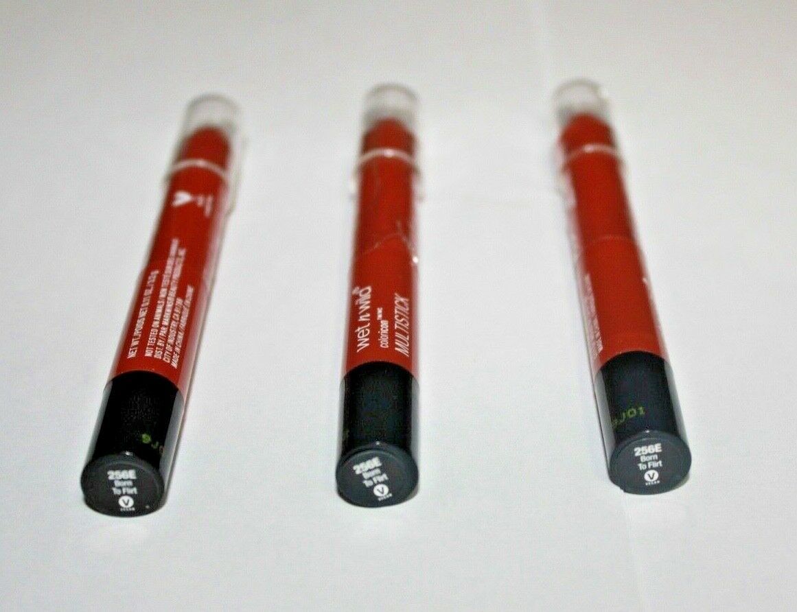 Lot of 3 Wet n Wild Color Icon Multi-stick #256E Born To Flirt Sealed - $15.19