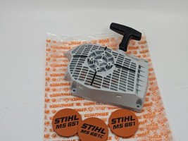 1144 080 2102 NEW OEM STIHL Fan Housing w/ Rewind Starter Rope MS661 C M... - £148.66 GBP