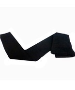 Plush Fleece Lined Footless Tights Womens Black M L Full Length with Gus... - £6.66 GBP