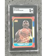 1986-87 Fleer Dominique Wilkins #121 Rookie Card SGC 5 EX - Clean, Nice Corners - $95.20 CAD