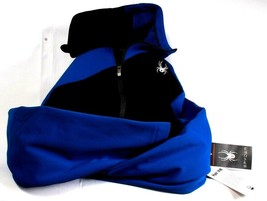 1 Spyder Hydroweb Mens Size Medium Black and Blue Weather Proof Jacket - £58.70 GBP
