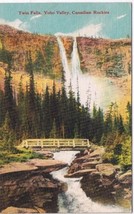 Postcard Twin Falls Yoho Valley Canadian Rockies British Columbia - $3.95