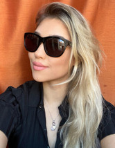 New LOVE MOSCHINO ML563S 01 56mm Black Oversized Women&#39;s Sunglasses D - $169.99
