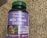 Puritan&#39;s Pride Milk Thistle Extract 1000 mg Pills- 180 Softgels 5/26 - $13.98
