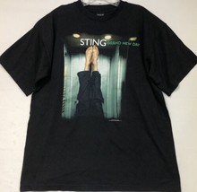 Sting Brand New Day Vintage Tour 2000 Polygram Black T-Shirt L - $46.16