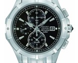 NEW* SEIKO SNAE73 COUTURA, Alarm Chronograph Stainless Steel Mens Watch - $173.25