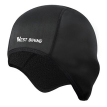 WEST BI Cycling Helmet Cap Winter Warm Fleece Cap Riding Head  ana Fiets Mut Run - £23.51 GBP