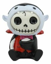 Ebros Furrybones Count Dracula Figurine Small 2.5" Furry Bones Vampire S... - $14.99
