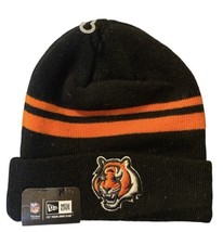 Cincinnati Bengals Cuffed Knit B EAN Ie Hat Toque Winter Cap Onfield Nfl New - £13.50 GBP