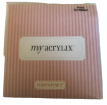 Close to My Heart My Acrylix Stamps Our Mission Share Memories Build Business - £9.58 GBP