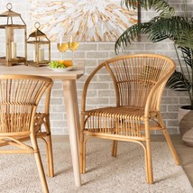 Murai Dining Chair, Standard, Natural, By Baxton Studio. - £183.63 GBP