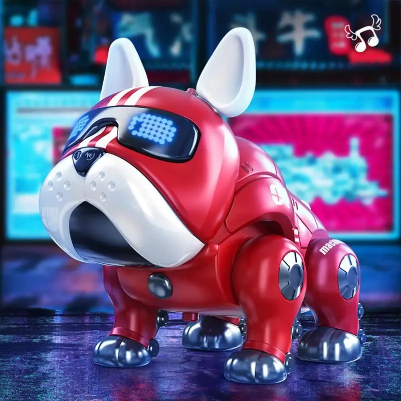 Dance Music Bulldog Robot Intelligent Interactive Dog With Light Toys For - £15.25 GBP+