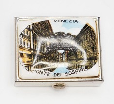 Boîte à Pilules Miniature Venise Ponti Dei Sospiri Venice Italie - $33.65