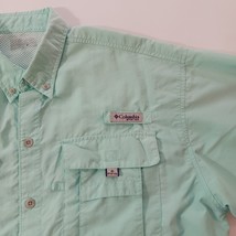 Columbia PFG FM7048 Bahama II Men Fishing Shirt Green Vented Omni Shade Chest 48 image 5