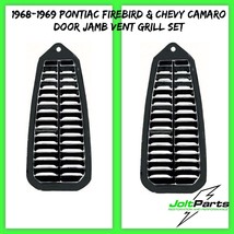 OER Door Jamb Vent Grill Set 1968-1969 Pontiac Firebird and Chevrolet Ca... - $48.98