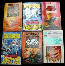Lot 8 David Drake NORTHWIND~HAMMER&#39;S SLAMMERS~TOTAL WAR~LORD ISLES~QUEEN... - £20.77 GBP