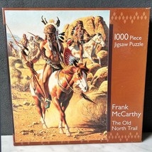 The Old North Trail Frank McCarthy Artist Caeco Puzzle 1000 Pieces - Com... - $28.45