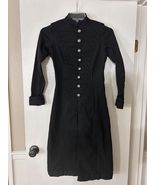 DAANG GOODMAN TRIPP NYC Ultra Band Coat Black Trench Parka Duster Goth XS - €81,58 EUR