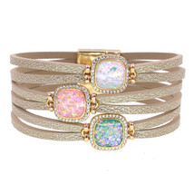 WELLMORE women bracelets Zinc Alloy Wrap bracelets for women Magnet bohe... - £12.06 GBP
