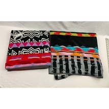 VTG Lot of 2 90s Royal Terry International Colorful XL Cotton Beach Towels 1990s - $44.99