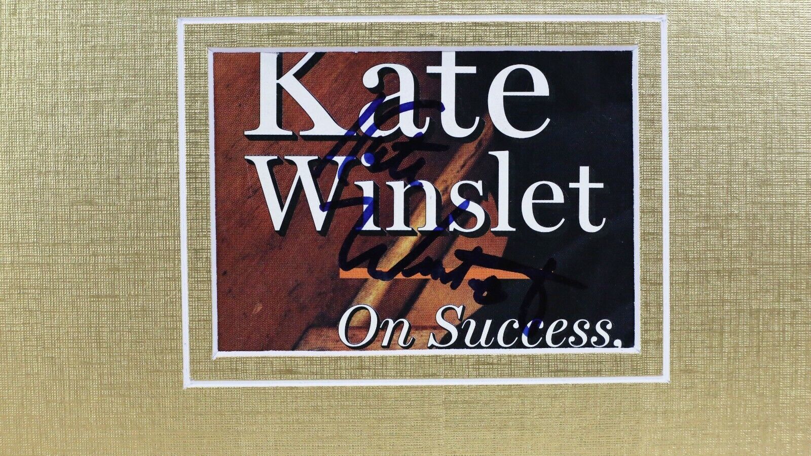 Kate Winslet Signed Framed 16x20 Lingerie Photo Set Titanic - Photographs