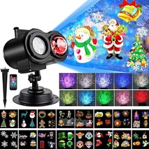 3D Ocean Wave &amp; 16 Patterns Christmas Rgb Led Projector Light Outdoor Wa... - £70.76 GBP