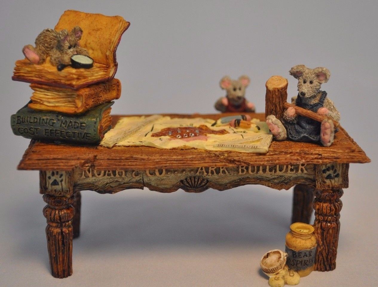 Primary image for Boyds Bears & Friends - Bearstone - Noah's Genius At Work Table - 2429